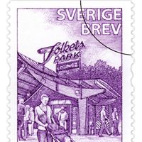 Borlänge Folkets Park frimärke