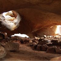 inside the cave