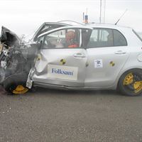 Krockad Toyota Yaris