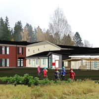 Vendelsö Hage förskola/skola gården