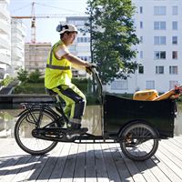 NCC:s Gustav Eli cyklar på jobbet, nr1