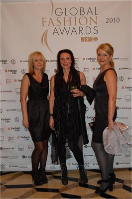 JSFN Global Fashion Awards. Från vänster: Siv Aqvilin, Agneta Strand och Maria Wahlgren