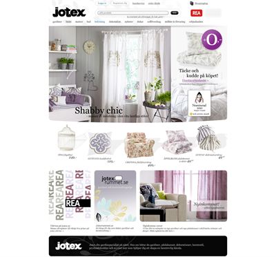 Jotex - webbsida 