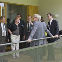 Republikens president Tarja Halonen besökte bostadsmässan 19.7.2009