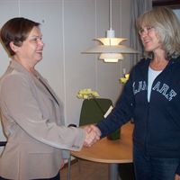 Irene Bergstrand och Christina Flack