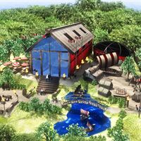 3D-skiss Vikingacenter i Täby