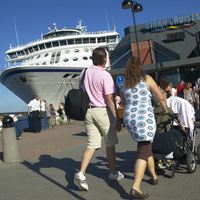 Rekordmånga passagerare via Stockholms Hamar