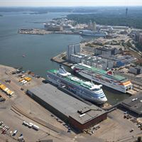 Stockholms Hamnar med Värtan och Frihamnen