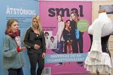 Från utställningen Smal på Naturhistoriska riksmuseet. Sofie Nilsson och Anna Nygren