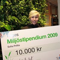 Sofia Priftis, Telges Miljöstipendiat