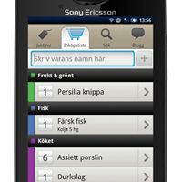 Coop Forum Lund app inköpslista