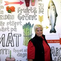 Ulrika Andersson, butikschef Coop Extra Medborgarplatsen.