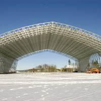 Infrared deicing hangar 1