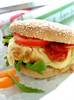 Saftig omelettburger