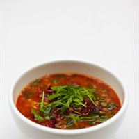 Jamie's chick pea chorizo soup