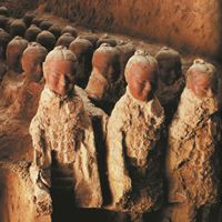 Armé av soldater från kejsar Jing Dis grav från Han-dynastin. Han Yangling Museum. Foto: Wang Baopin