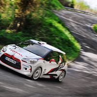Citroën DS3 R3 front dynamisk i kurva