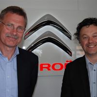 Bild på företagsledning Rejmes PV i Halland och Citroën Sverige