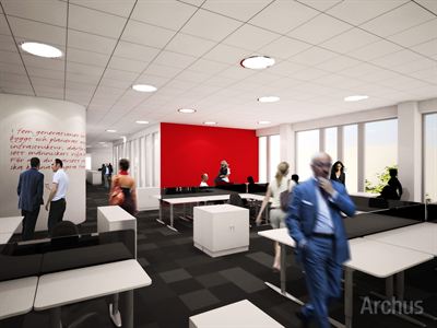 Vectura´s new head office in Solna. -picture: Archus Architects