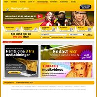 Musiktjänst B2 skärmdump