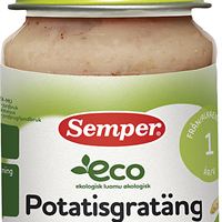 Potatisgratäng med skinka och ärtor 1 år