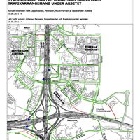 Karta för lätt trafik (Albergaknuten)