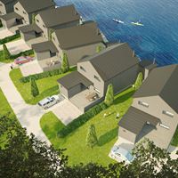 Illustration 1 av Strandby semesterby