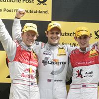 Mattias Ekström på andra plats i DTM-tävlingen på Zandvoort