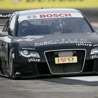Audiföraren Timo Scheider i sin A4