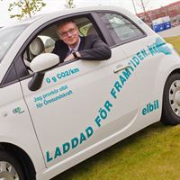 Öresundskrafts elbil - Fiat 500
