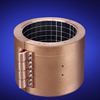 HTS cylinder with 270 individual YBCO crystals monted in two copper half shells