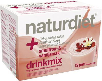 Naturdiet drinkmix smultron & vanilj