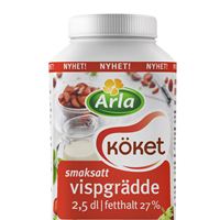 Smaksatt vispgrädde jordgubb