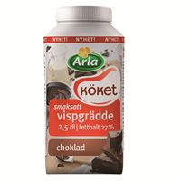 Smaksatt vispgrädde choklad