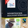 Minibitsocker av ekologiskt rörsocker
