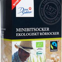 Minibitsocker av ekologiskt rörsocker