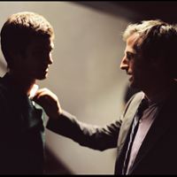 Spike Jonze and Andrew Garfield