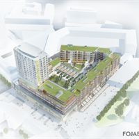 Nya Triangeln i Malmö där Bravida utför elinstallationerna. 