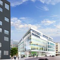 Fasad Skanska entre
