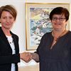 Åsa Erba Stenhammar, förhandlingschef OFR/S,P,O och Monica Dahlbom förhandlingschef Arbetsgivarverket