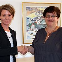 Åsa Erba Stenhammar, förhandlingschef OFR/S,P,O och Monica Dahlbom förhandlingschef Arbetsgivarverket