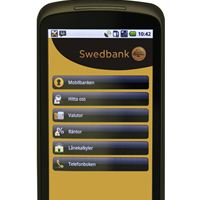 Swedbanks Android-applikation