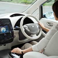 Nissan LEAF interiör