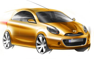 Nissan skiss
