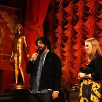 Romain Gavras under sitt F2F, moderator Caroline Hainer