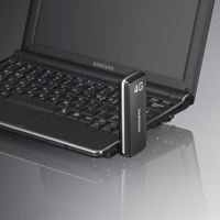 4G modem and laptop