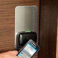 Phone door reader