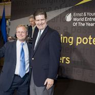 Martin Gren t.v. och Jim Turley, styrelseordförande Ernst Young t.h.