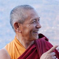 Den tibetanske munken Geshe Pema Dorjee 