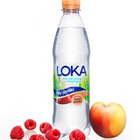 Loka hallon persika bild